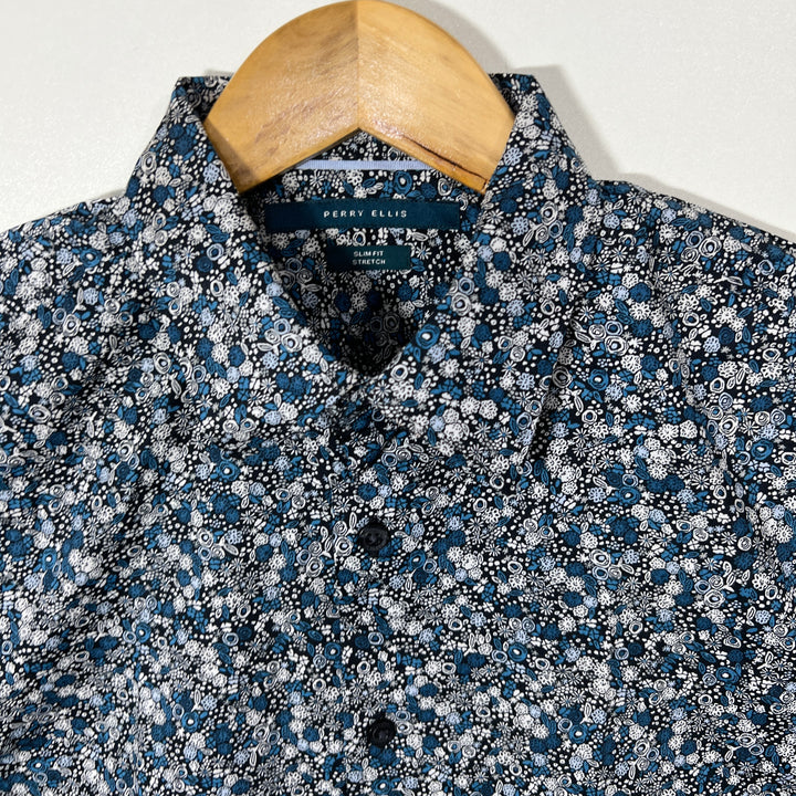 PERRY ELLIS HALF SLEEVES SHIRT