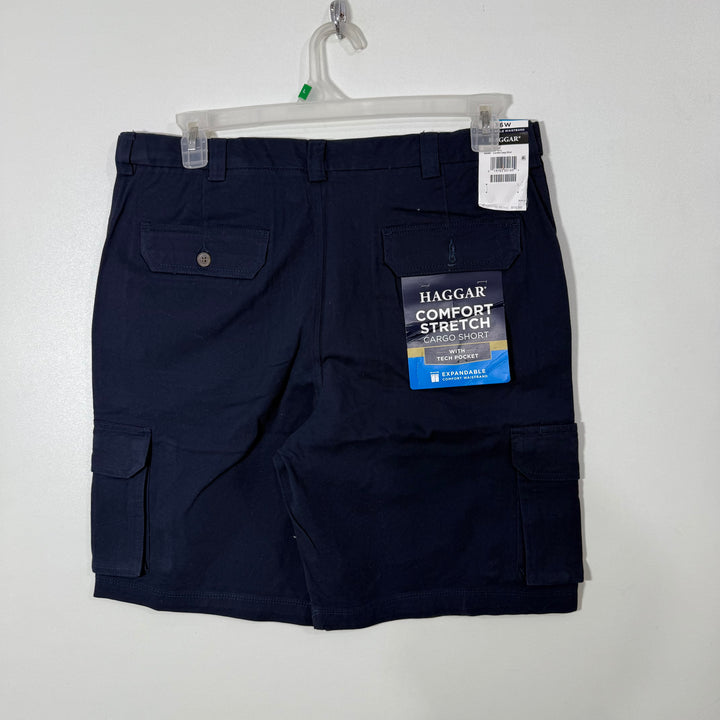 HAGGAR CARGO COTTON SHORT BRAND NEW BLUE COLOUR WITH STRETCH
