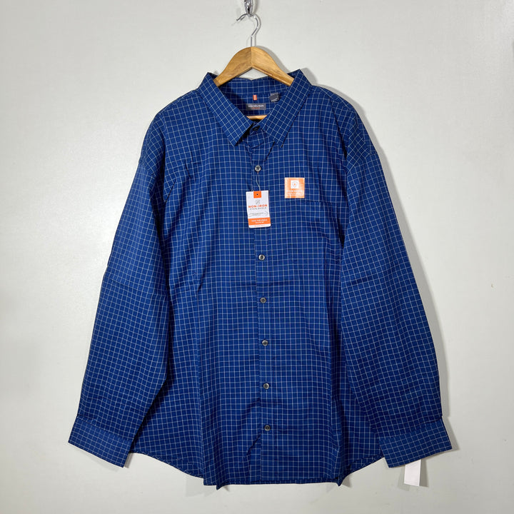 VAN HEUSEN CHECKERED FORMAL SHIRT BRAND NEW