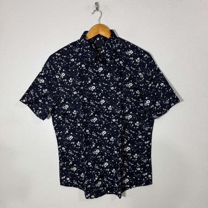 H&M SLIM FIT HALF SLEEVES SHIRT