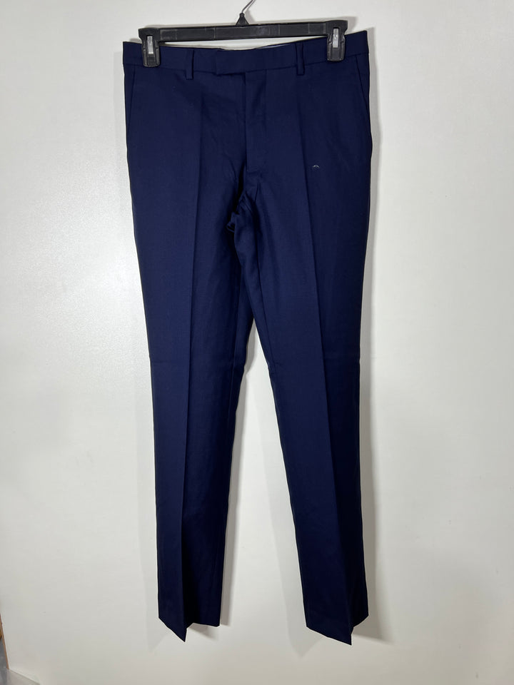 TM LEWIN SLIM FIT DRESS PANT WITHOUT STRETCH BLUE COLOUR