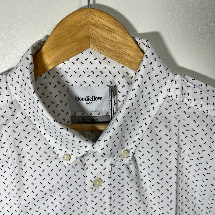 GOOD FELLOW &CO BUTTON DOWN HALF SLEEVES SHIRT