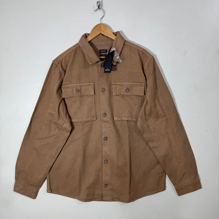 BUFFALO DAVID BITTON DOUBLE POCKETS SHIRT DENIM JACKET BRAND NEW