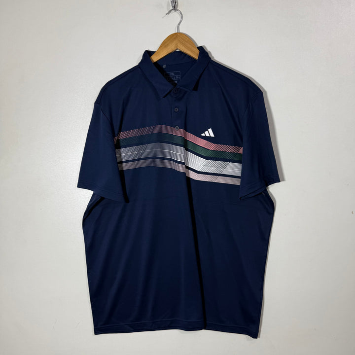 ADIDAS AEROREADY SPORT POLO TSHIRT BLUE COLOUR