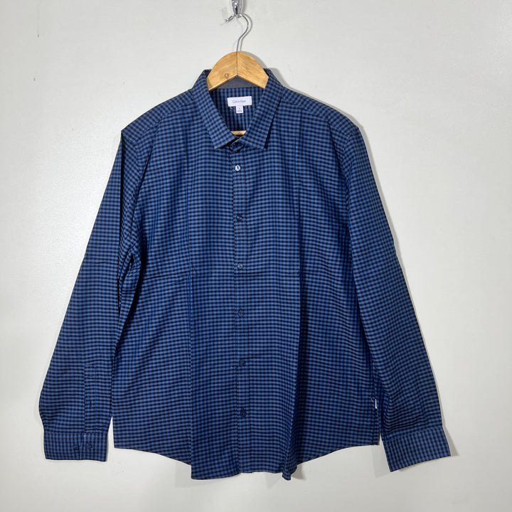 CALVIN KLEIN SEMI FORMAL COTTON SHIRT