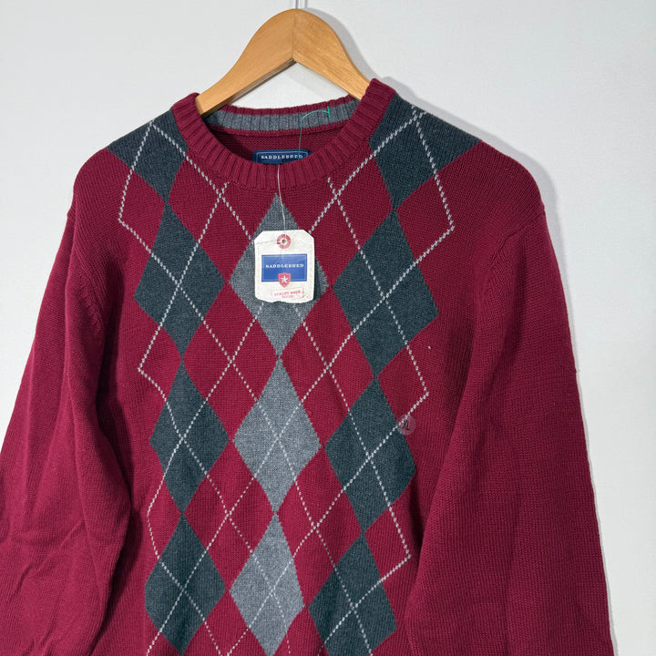 SADDLEBRED COTTON SWEATER BRAND NEW