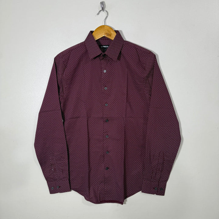 EXPRESS SLIM FIT COTTON SHIRT