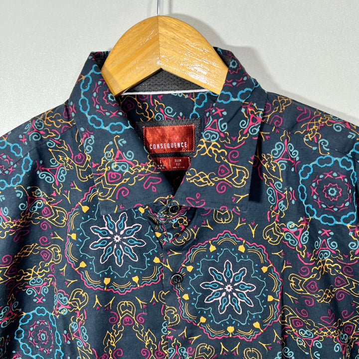 CONSEQUENCE SLIM FIT PRINTED SHIRT