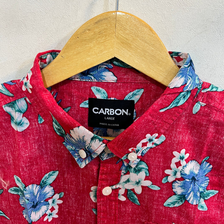 CARBON HALF SLEEVES COTTON SHIRT