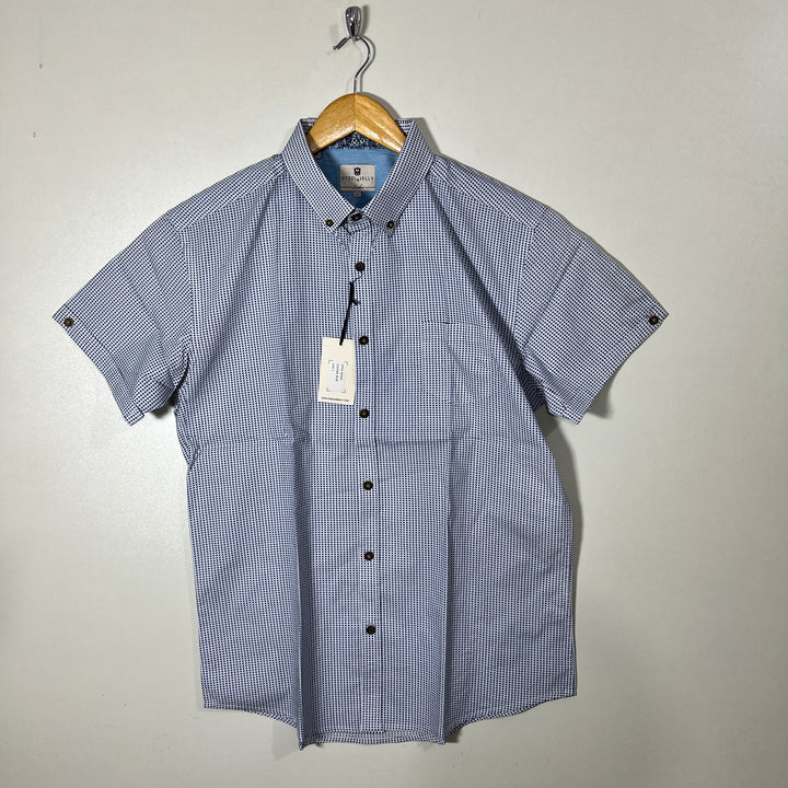 STEEL & JELLY BUTTON DOWN HALF SLEEVES SHIRT BRAND NEW