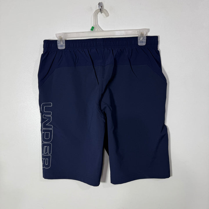UNDER ARMOUR HYBRID PARACHUTE SHORT WITH STRETCH BLUE COLOUR