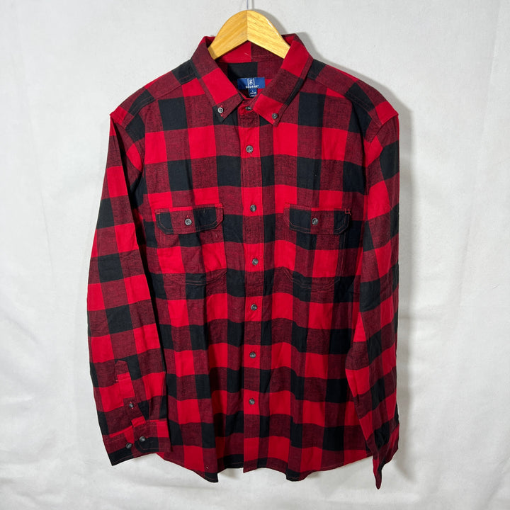 GEORGE BUTTON DOWN FLANNEL SHIRT