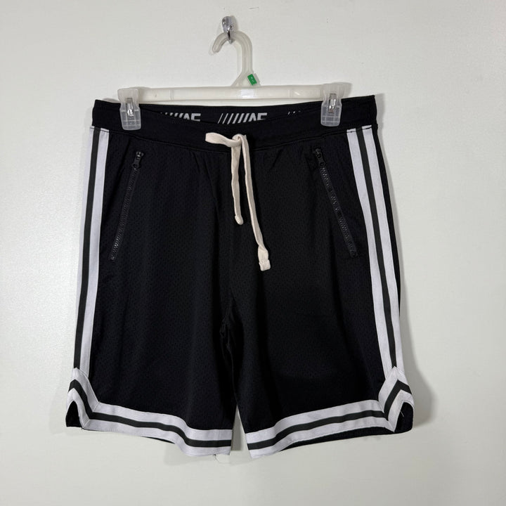 AMERICAN EAGLE FLEX SPORT SHORT WITH SIDE ZIP POCKETS BLACK COLOUR