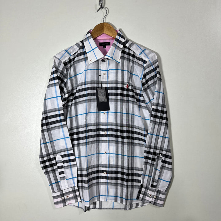 DSQUARED 2 BUTTON DOWN CASUAL COTTON SHIRT BRAND NEW