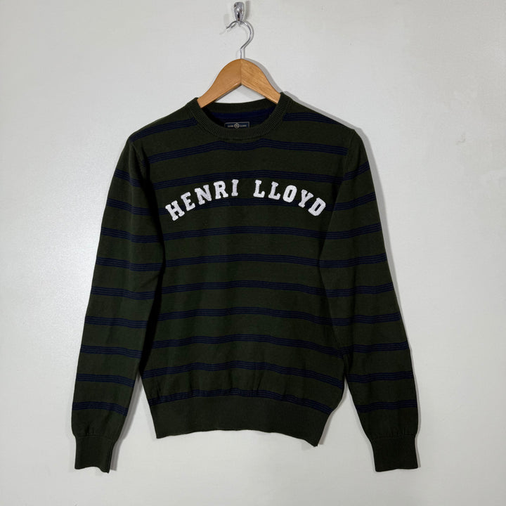 HENRI LLOYD COTTON SWEATER BRAND NEW GREEN COLOUR