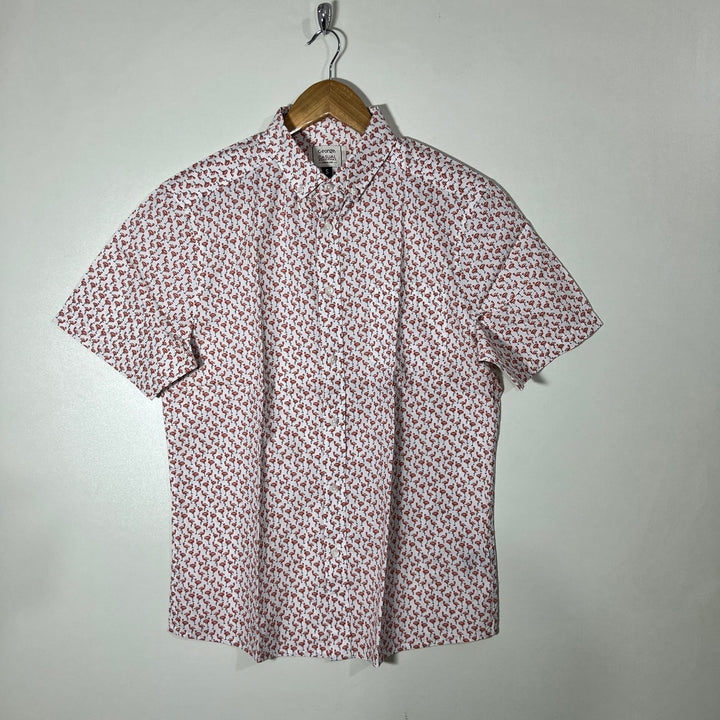 GEORGE BUTTON DOWN HALF SLEEVES SHIRT