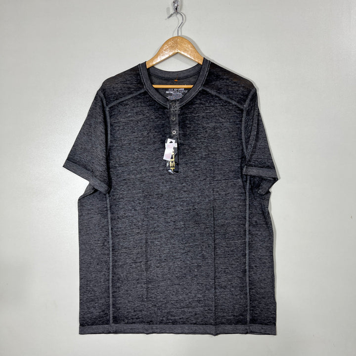 HILEX HENLEY COLLAR TYE DYE COTTON TSHIRT BRAND NEW