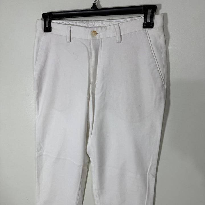 ZARA SLIM FIT DRESS PANT WITH STRETCH WHITE COLOUR