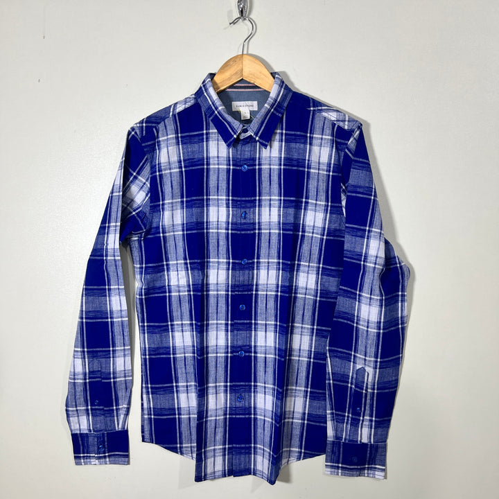 SUN STONE CHECKERED SHIRT