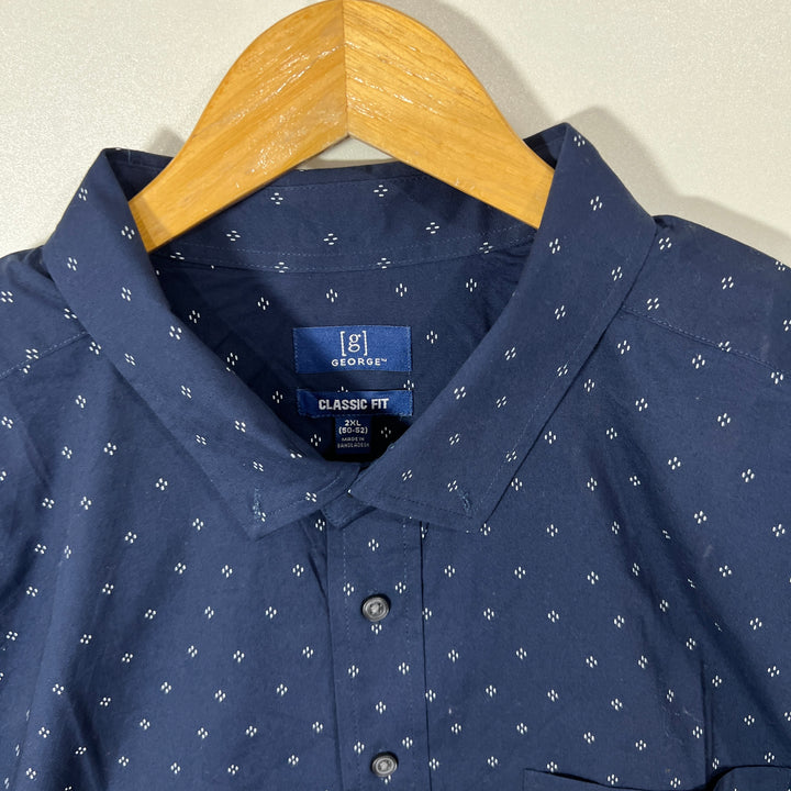 GEORGE BUTTON DOWN CASUAL COTTON SHIRT