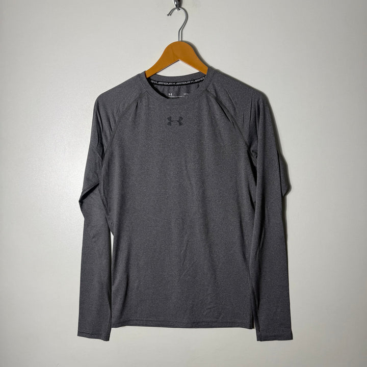 UNDER ARMOUR HEATGEAR LONG SLEEVES COMPRESSION TSHIRT GREY COLOUR