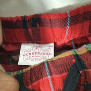 WONDERSHOP FLANNEL CHECKERED NIGHT SUIT