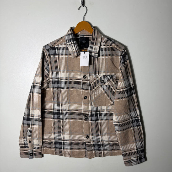 NEXT SINGLE POCKETS FLANNEL CHECKERED SHIRT BRAND NEW