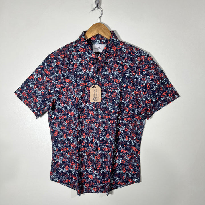 GOOD FELLOW &CO BUTTON DOWN HALF SLEEVES SHIRT