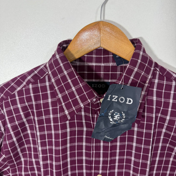 IZOD COTTON CHECKERED SHORT BRAND NEW