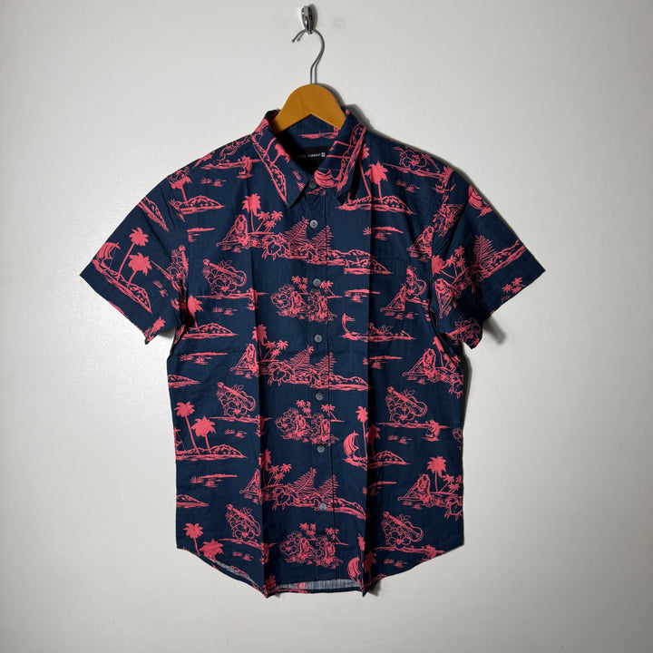 OCEAN CURRENT HALF SLEEVES COTTON SHIRT