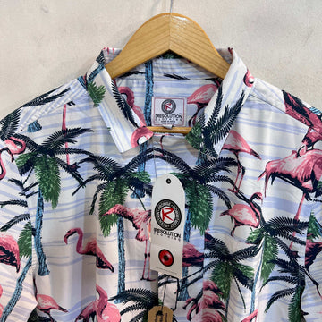 RESOLUTION HALF SLEEVES SAFARI COLLAR HAWAI SHIRT BRAND NEW - JS BROTHERS 