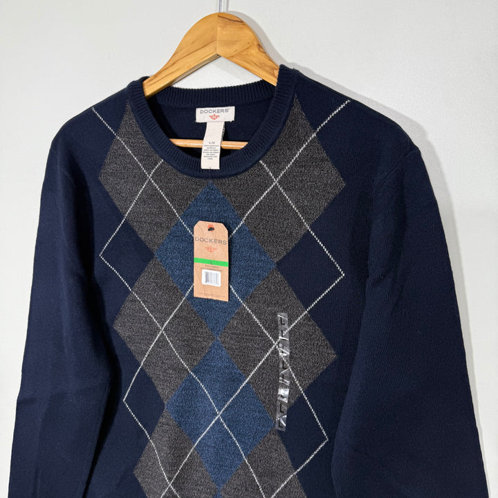 DOCKERS COMFORT TOUCH ACRYLIC SWEATER BRA NEW BLUE COLOUR