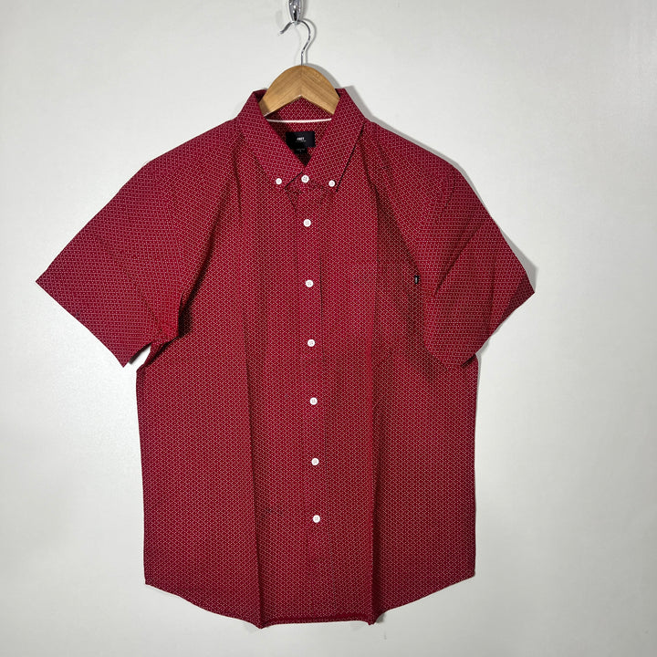 OBEY BUTTON DOWN HALF SLEEVES SHIRT