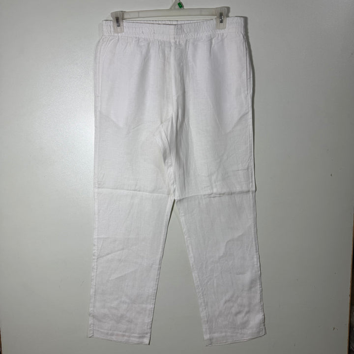 H&M REGULAR FIT LINEN PANT BRAND NEW WHITE COLOUR