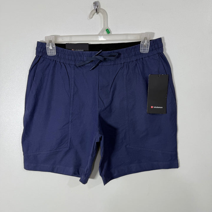 LULULEMON COTTON SHORT BRAND NEW WITH STRETCH BLUE COLOUR