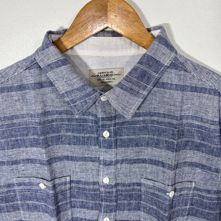 PULL & BEAR CASUAL COTTON SHIRT