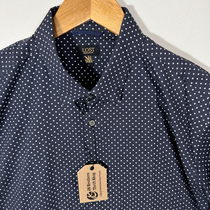 LOST MONARCHY BUTTON DOWN CASUAL COTTON SHIRT