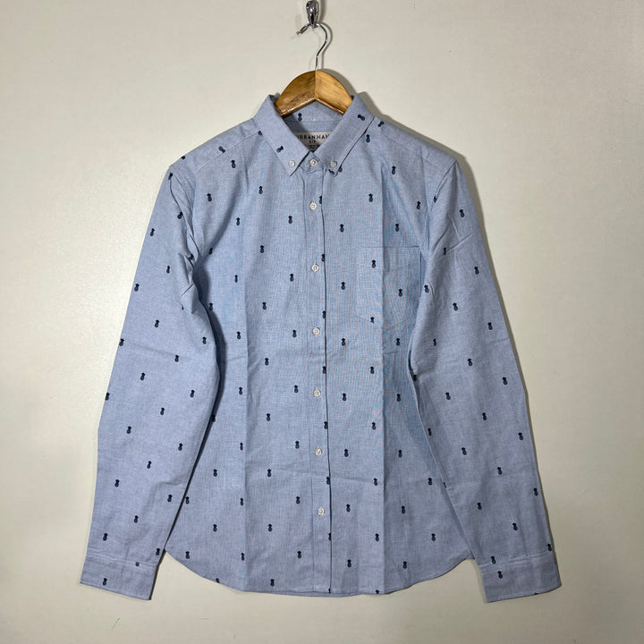 URBAN MAN BUTTON DIWN OXFORD COTTON SHIRT