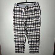 EDDIE BAUER FLANNEL COTTON CHECKERED LOUNGEWEAR TROUSER BRAND NEW