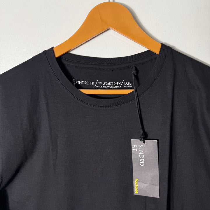 FACTORIE COTTON TSHIRT BRAND NEW BLACK COLOUR