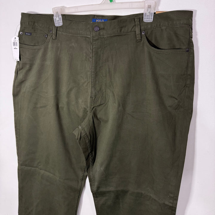 RALPH LAUREN POLO CLASSIC FIT DENIM PANT BRAND NEW WITH STRETCH GREEN COLOUR