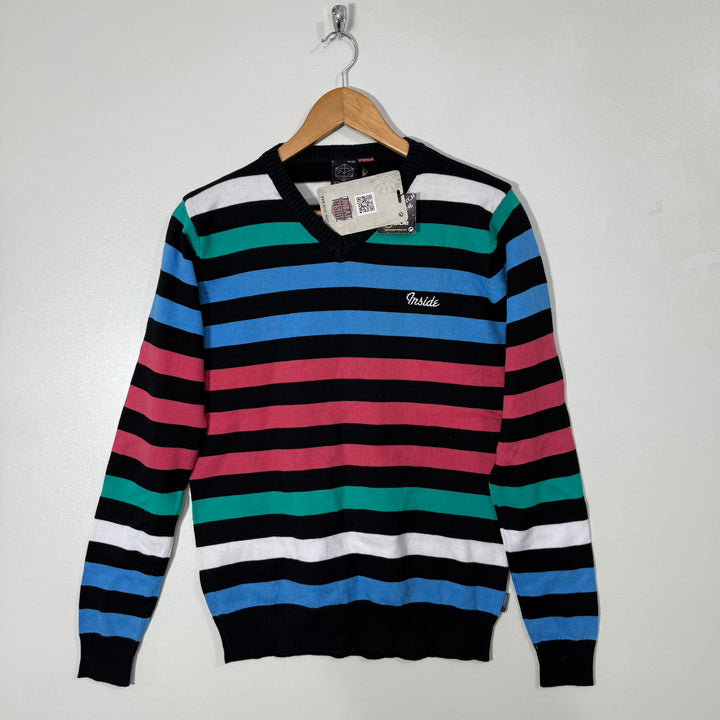 UNBAN INSIDE V NECK COTTON SWEATER BRAND NEW