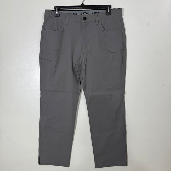 ORVIS STRAIGHT FIT PERFORMANCE PANT WITH STRETCH GREY COLOUR