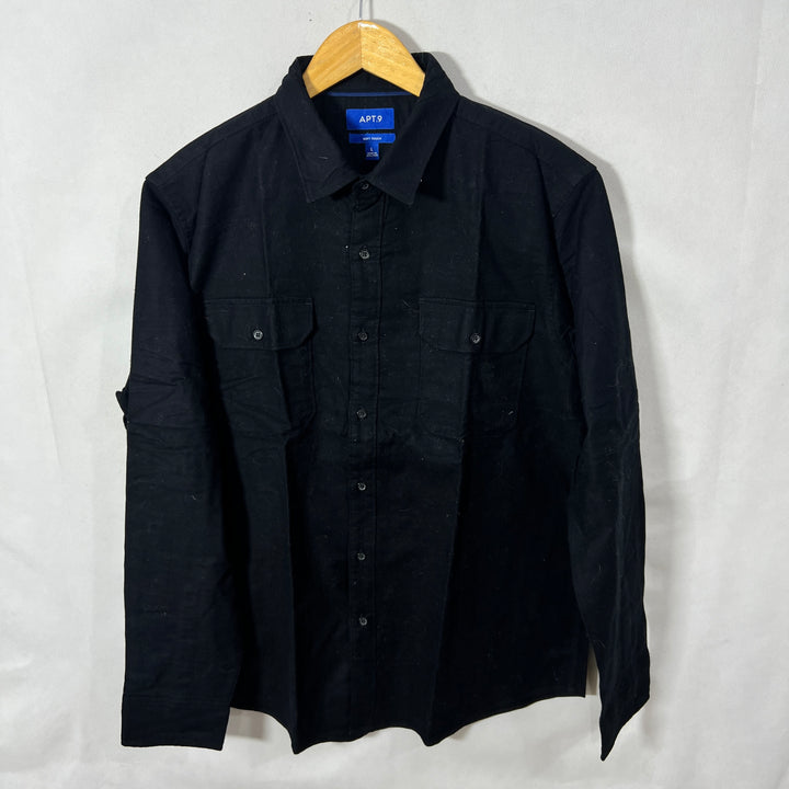 APT.9 SOFT TOUCH DOUBLE POCKETS SHIRT