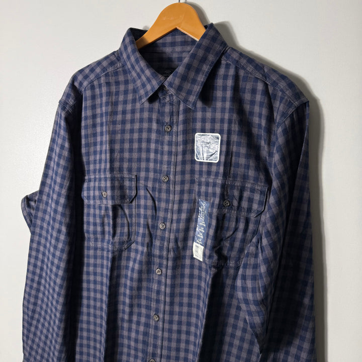 FADDED GLORY DOUBLE POCKET FLANNEL COTTON SHIRT BRAND NEW