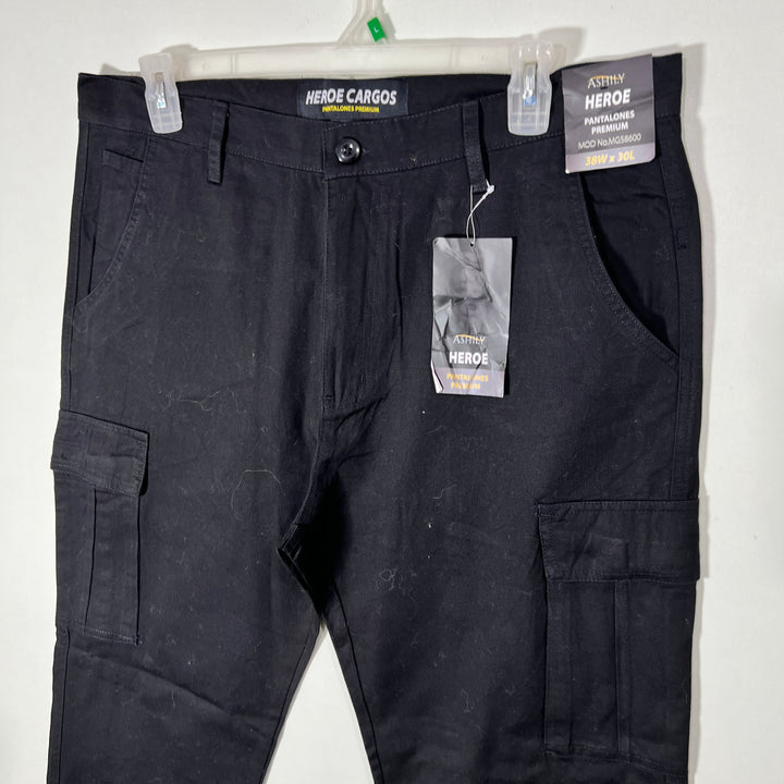 HEROE CARGOS STRAIGHT SLIM FIT CARGO COTTON PANT BRAND NEW WITHOUT STRETCH