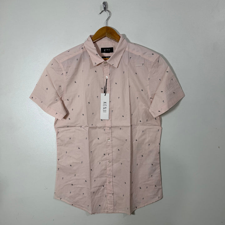 KENJI HALF SLEEVES COTTON SHIRT BRAND NEW