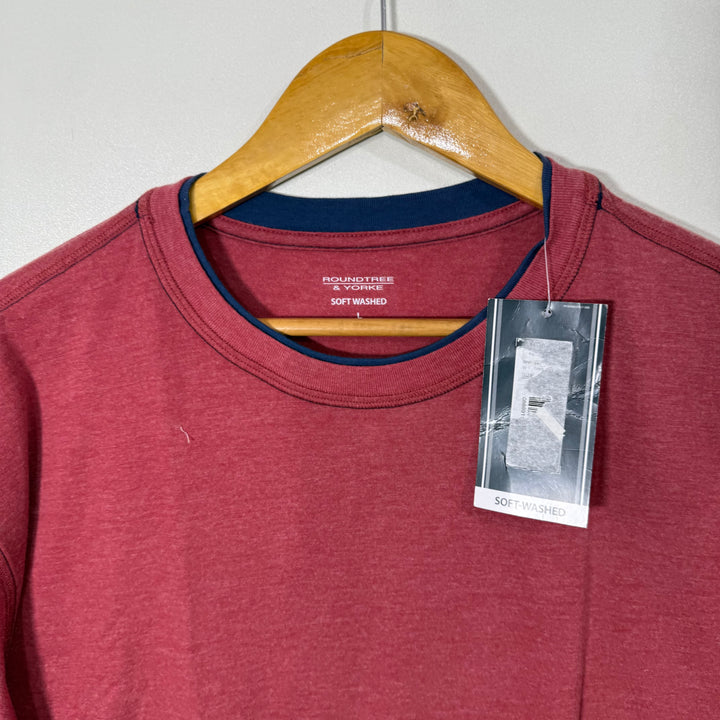 ROUNDTREE & YORKE SOFT WASHED COTTON TSHIRT BRAND NEW