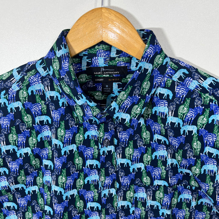 MARC ANTHONY SLIM FIT HALF SLEEVES CASUAL COTTON SHIRT