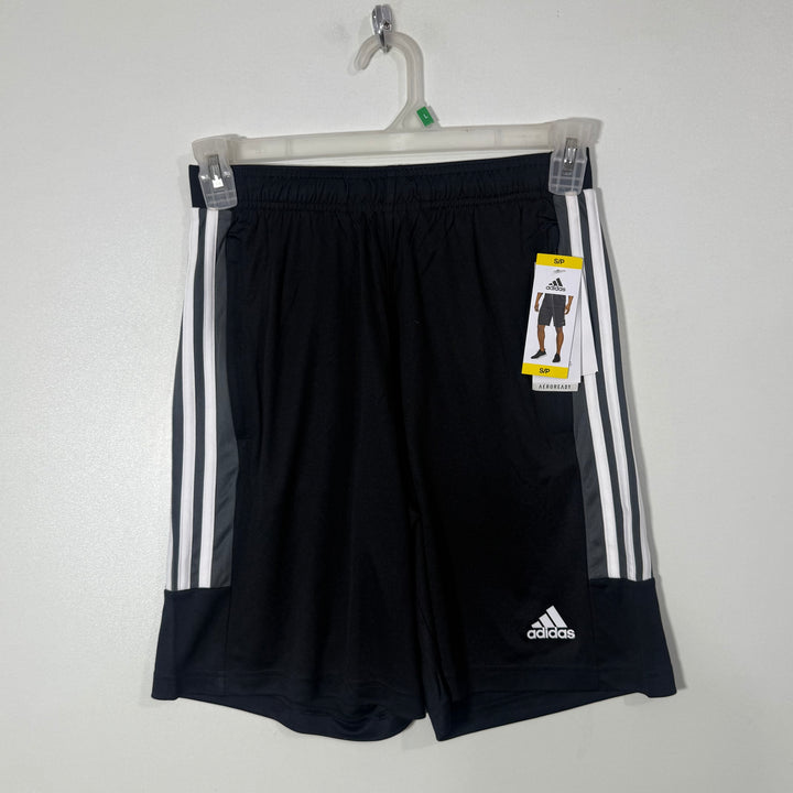 ADIDAS AEROREADY SPORT SHORT BRAND NEW WITH SIDE ZIP POCKETS BLACK COLOUR